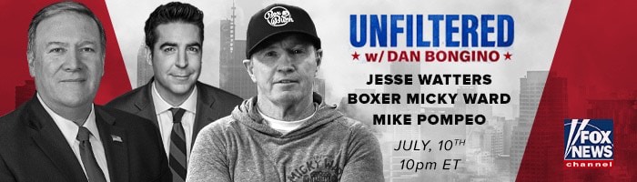 Micky Ward, Mike Pompeo, and Jesse Waters to Join “Unfiltered With Dan Bongino”
