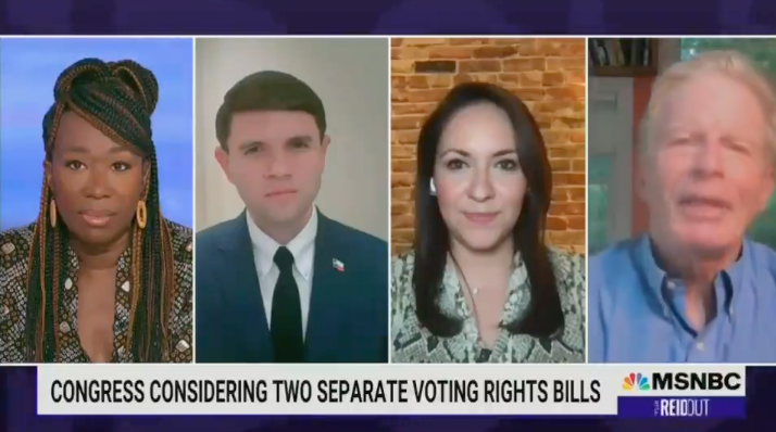 WATCH: MSNBC pundits say not passing the For the People Act would result in 'a replay of 9/11'