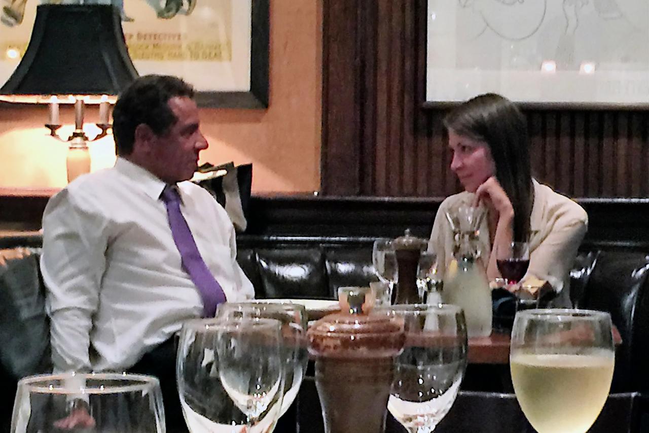 Cuomo and DeRosa were allegedly spotted "making out."