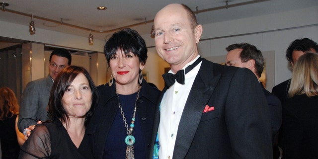 Christina Oxenberg (seen her on the left with Ghislaine Maxwell and HRH Prince Dimitri of Yugoslavia) claimed that Maxwell wanted her to serve as a ghostwriter for an autobiography.