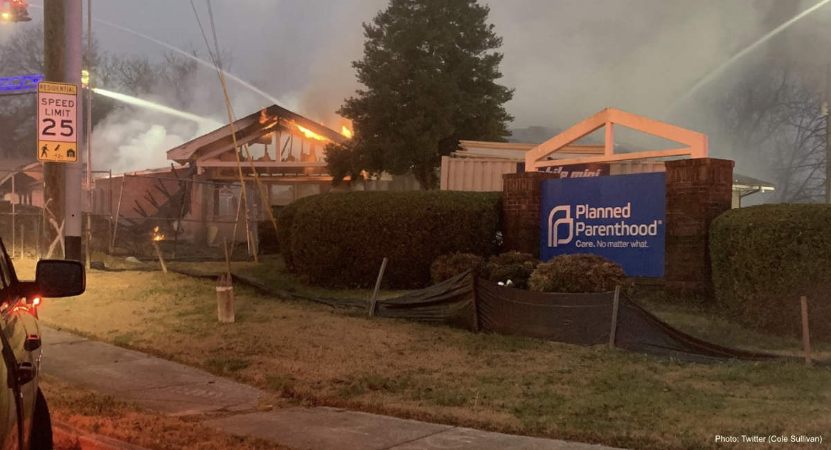 Knoxville Planned Parenthood burns to the ground on New Year’s Eve