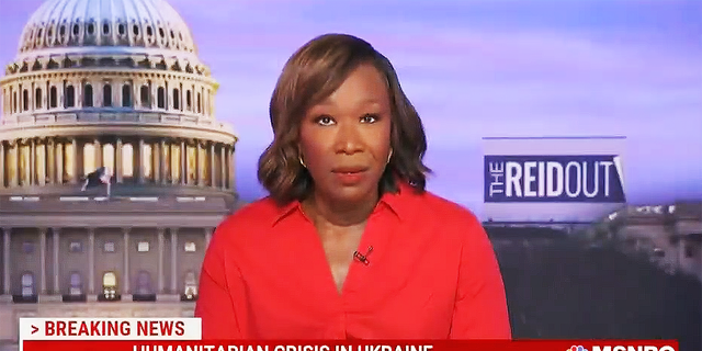 MSNBC host Joy Reid discusses the war between Ukraine and Russia on her show "The ReidOut" on Monday, March 7, 2022.
