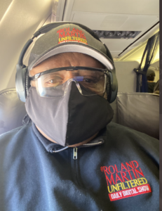 Roland Martin Wants You To Know He Wears Two Masks and Goggles To Prevent COVID