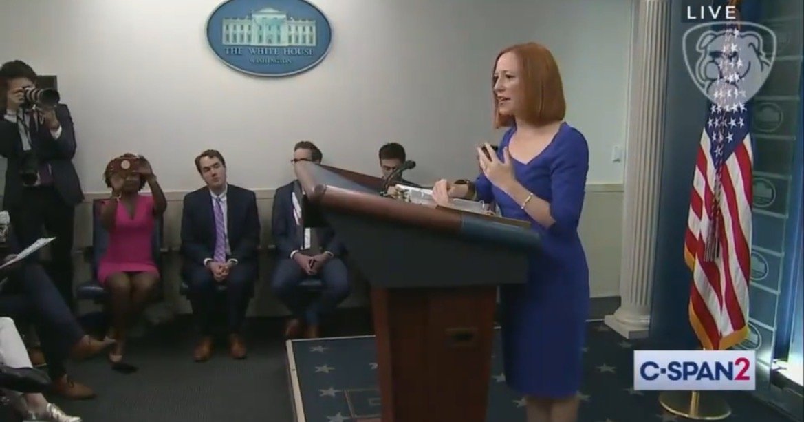“Simon, Stop!” Psaki Heckled by Reporter as Briefing Room Erupts Into Chaos (VIDEO)