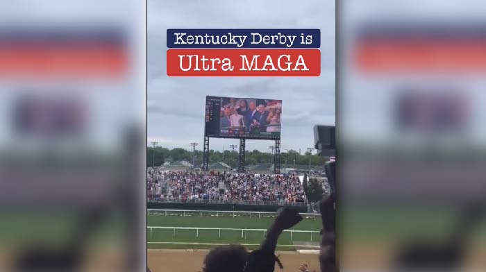 [VIDEO] President Trump Receives BOOMING Standing Ovation at Kentucky Derby