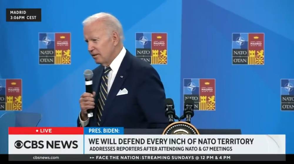 Biden Calls for Lifting Filibuster to Legalize Abortion After Vicious Attack on Supreme Court at NATO Press Conference in Spain