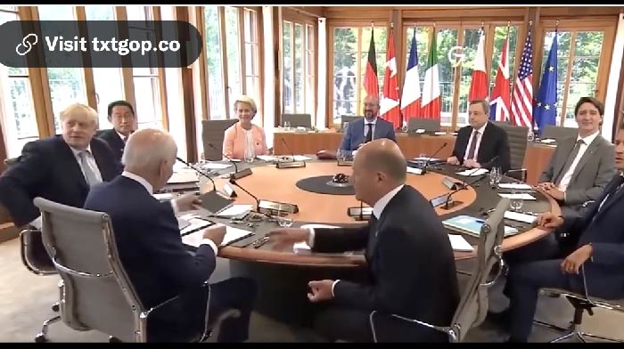 Watch: Cameras Catch Embarrassing Moment at G-7 When German Leader Must Help Joe Biden