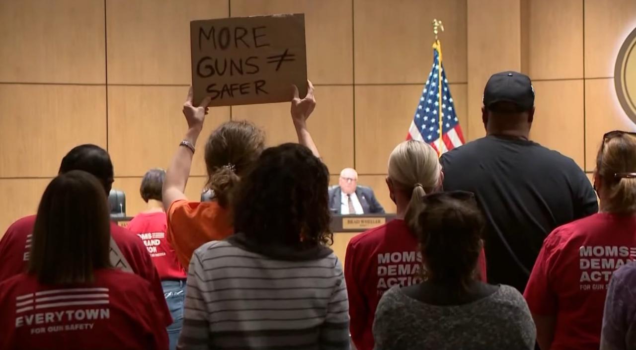Georgia’s School District Approves Policy Allowing Staff to Carry Guns — While Ignoring Shouting Protesters (VIDEO)