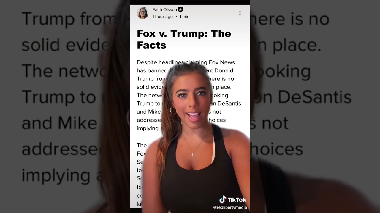 Fox vs. Trump: The Facts. Full Article at RedLibertyMedia.Com