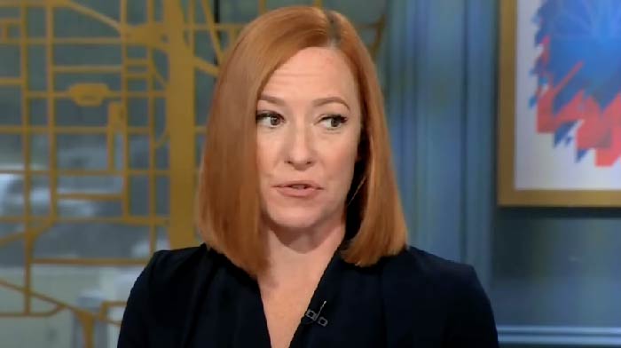 [VIDEO] Psaki Starts Her TV Gig and First Thing She Does is Toss Joe Under The Bus, then Backs Over Him