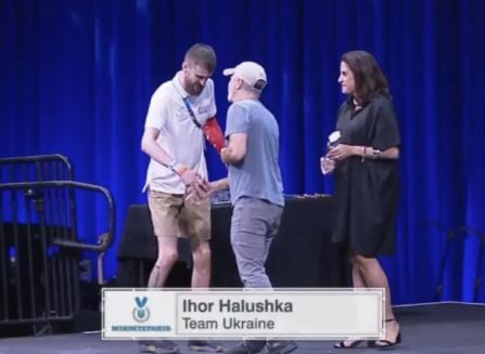 Perfect: Jon Stewart Honors Ukrainian Neo-Nazi with “Heart of the Team Award” at Disney World (VIDEO)