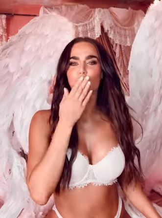 Former WWE Superstar C.J. Perry does a Victoria's Secret-style photo shoot