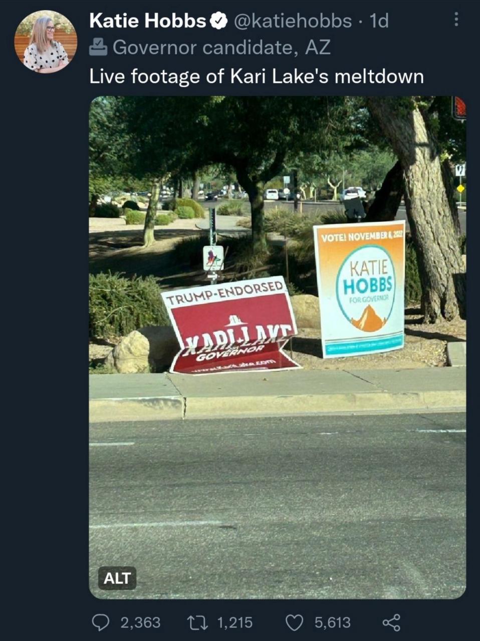SIGN THIEVES BEWARE: Woman Cited For “Tampering/Removal Of Political Signs” After Patriots In Maricopa County Implant GPS Tracking Device In Stolen Signs