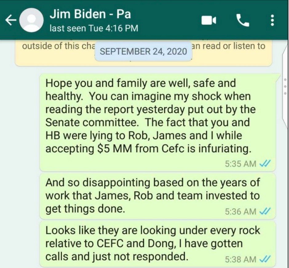 Biden Crime Family Whistleblower Bobulinski: “Bidens Probably Thought They Were Going to Make BILLIONS” From Dealings with Chinese (VIDEO)