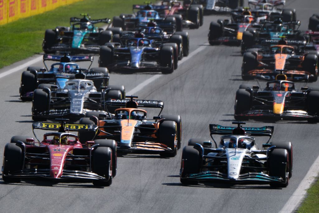 Formula 1 Italian Grand Prix start. Netflix could purchase live sports, as they have with "Drive to Survive" documentaries.