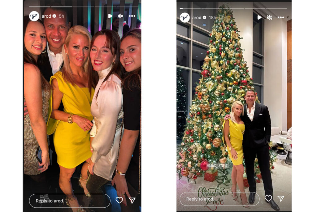 A-Rod, New Girlfriend Jac Cordeiro Make It Instagram Official With Christmas Celebration Post