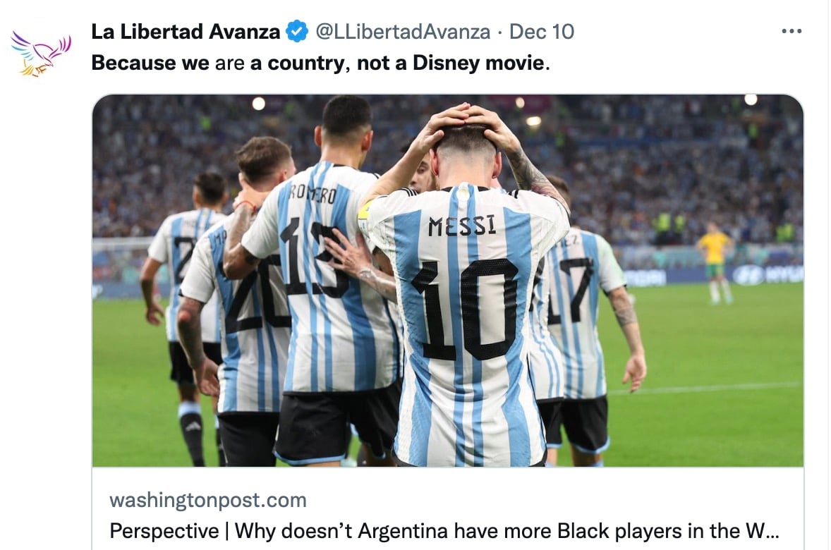 Washington Post Retracts Op-Ed Lamenting the Lack of Black Players on Argentina’s National Soccer Team After Being Lambasted by Argentines
