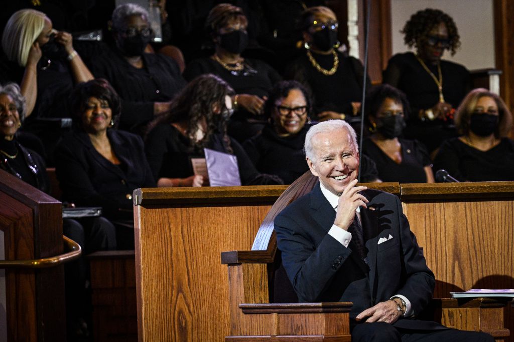 Joe Biden forgets MLK III's wife name during Happy Birthday on Martin Luther King Jr. Day.