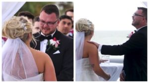 Bride Gets Pooped On By A Bird During Outdoor Ceremony