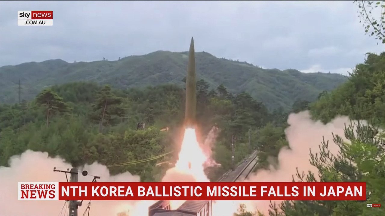 North Korea’s Ballistic Missile Falls Into Japan’s Exclusive Economic Zone