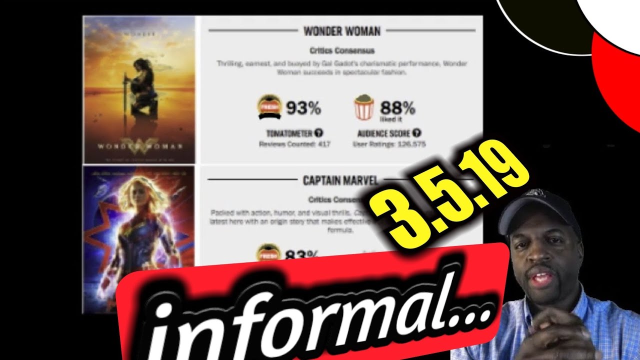 Captain Marvel vs Wonder Woman / CPT Mary Sue / T.Crews – informal… episode 3