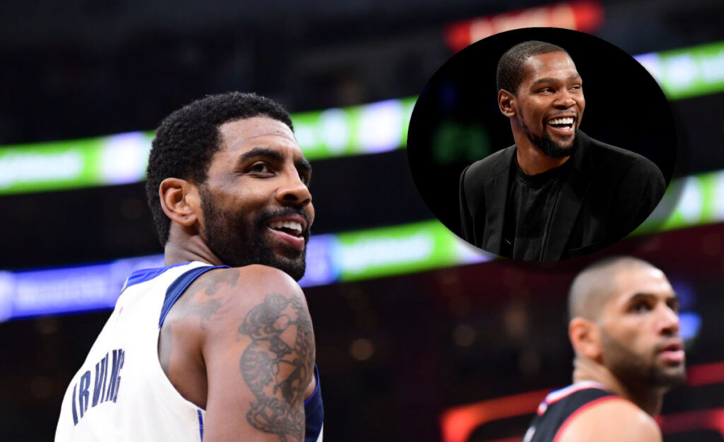 Kyrie Irving Reacts To Kevin Durant Trade To Suns, Takes Swipe At Nets