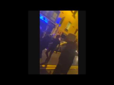The Fighting Irish– African Gent Is Punched By White Irish Native During Violent Clashes Drogheda