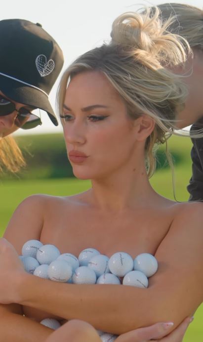 Behind The Scenes Look At Paige Spiranac’s Naked Tub Of Golf Balls Shoot