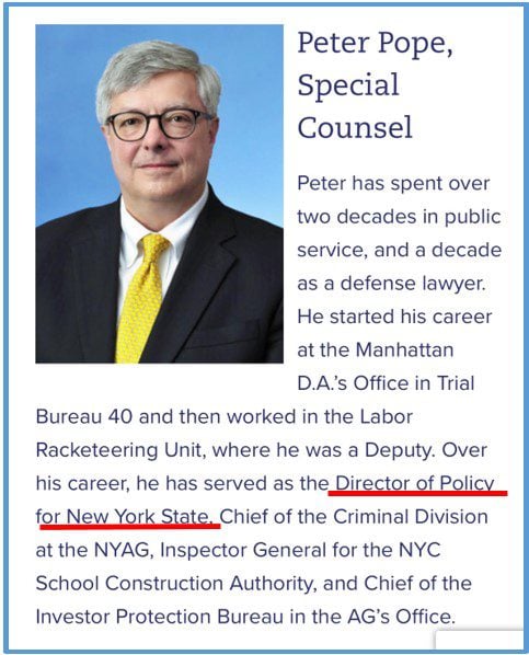 Manhattan Assistant DA Peter Pope Who Worked to Indict Trump Was Previously Mixed Up In New York Troopergate Scandal