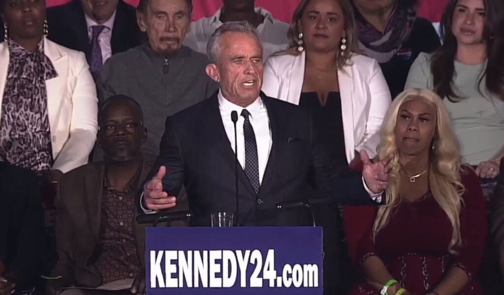 Robert F. Kennedy, Jr. Announces Presidential Run to Packed House in Boston – Vows to End Corrupt Merger of State and Corporate Power, to Prioritize Clean Government, Civil Liberties and Peace (Video)