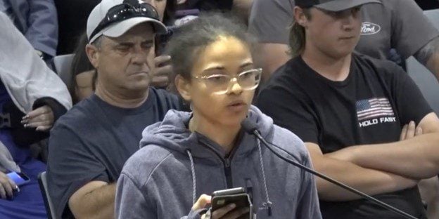 WATCH: Brave Female High School Student Delivers Explosive Speech Destroying Radical Trans Ideology and Her School District After a Giant Transgender Student Assaulted an Innocent Girl- Crowd Erupts in Rousing Applause! (VIDEO)