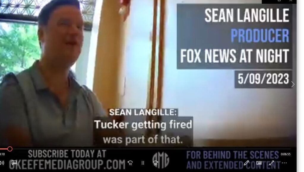 BREAKING: O’Keefe Media Group Releases Undercover Video, FOX News Producer Reveals, “Tucker Getting Fired Was Part of It” – The Dominion Settlement! (VIDEO)