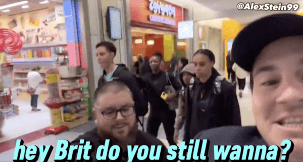 Youtube Personality Alex Stein Confronts Brittney Griner at Dallas Airport: “Do You Still Want to Boycott America?… What About Merchant of Death?” (VIDEO)”