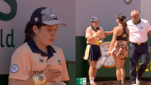 Women’s Doubles Team  Disqualified from French Open  After Accidentally Hitting Ball Girl in Neck with Tennis Ball