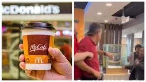 Coffee Pot Gets Thrown At A McDonald's Employee During Wild Behind-The-Counter Brawl