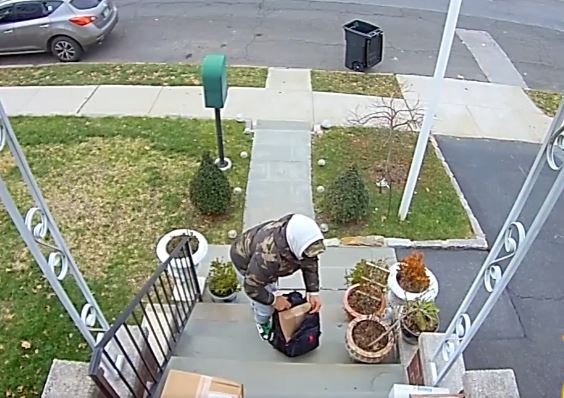 Porch Pirate Gets Rocked By Good Samaritan During A Police Chase