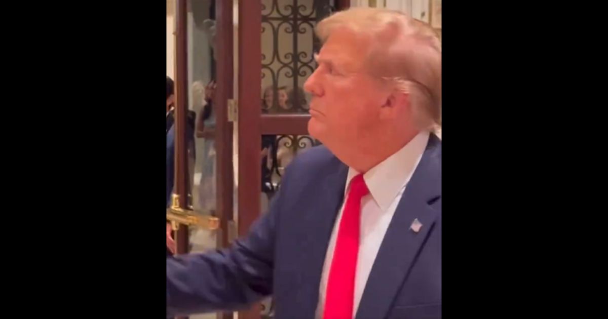Leftists Try to Start Trump ‘Shoving’ Scandal Around Mar-a-Lago Clip, But Then the Other Guy in the Video Steps Forward