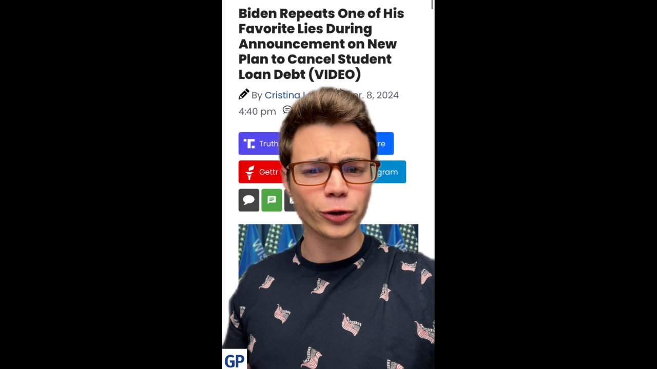 Victor Reacts: After Destroying Our Future, Biden Tries to Bribe Young People to Vote for Him (VIDEO)